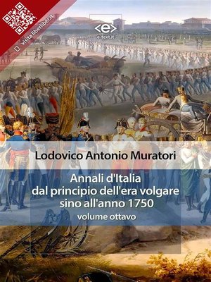cover image of Annali d'Italia dal principio dell'era volgare sino all'anno 1750--volume ottavo